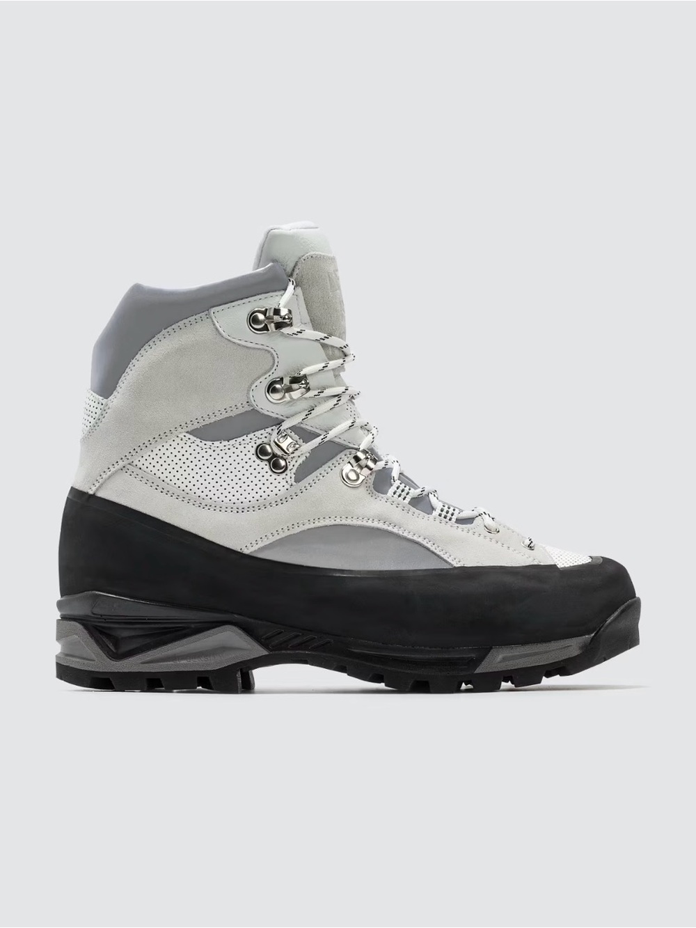 Ganni x Diemme Women's Hiking Boots in White, Gray and Black